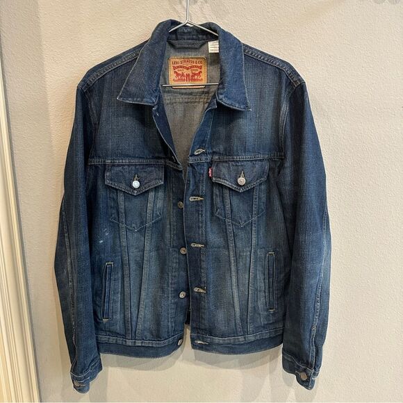 Levi’s | L | Men’s medium was Trucker Denim Jacket (Size L) - Picture 1 of 11